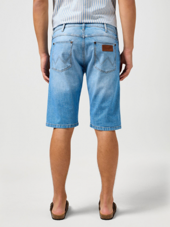 Wrangler Pantaloni Scurti Albastri Deschisi Regular Barbati [1]