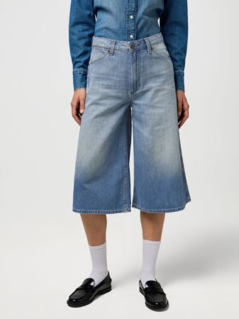Wrangler Pantaloni Scurti Albastri Deschisi Regular Femei [1]