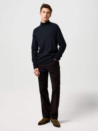 BARBATI - Wrangler Pulover Negru Regular Barbati