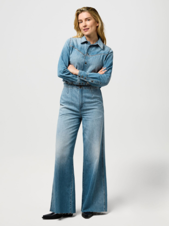 FEMEI - Wrangler Salopeta-Pantaloni Navy Regular Femei