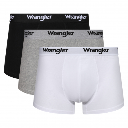 BARBATI - Wrangler Set Lenjerie Alb/Gri/Negru  Barbati