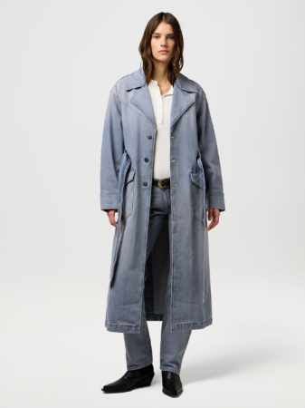 Wrangler Trench Gri Relaxed Femei [1]