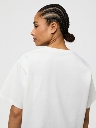 Wrangler Tricou Alb Loose Femei [4]