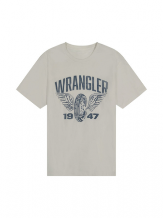 Wrangler Tricou Alb Regular Barbati [5]