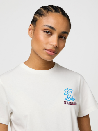 Wrangler Tricou Alb Regular Femei [1]
