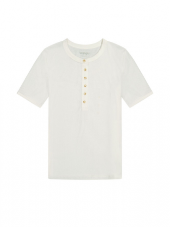 Wrangler Tricou Alb Slim Femei [5]
