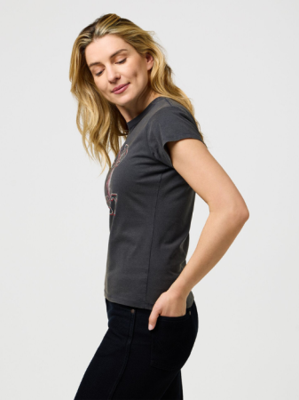Wrangler Женская Футболка Антрацитовая Slim [2]