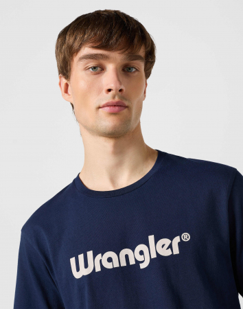 Wrangler Tricou Regular Blue Barbati [2]