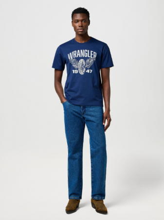 Wrangler Tricou Navy Regular Barbati [3]