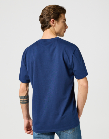 Wrangler Мужская Футболка Синяя Regular [2]