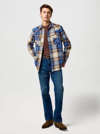 Wrangler Tricou Maro Regular Barbati [5]