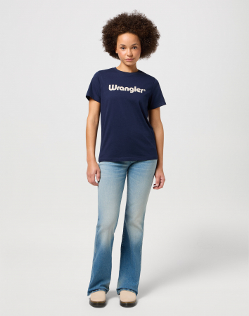FEMEI - Wrangler Tricou Navy Regular Femei