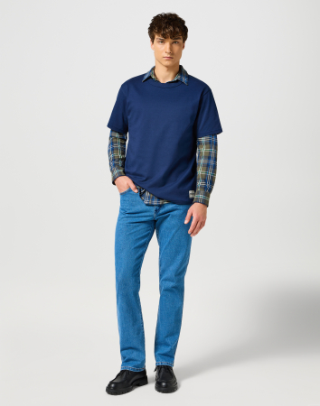 Wrangler Tricou Relaxed Navy Barbati [1]