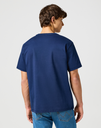 Wrangler Tricou Relaxed Navy Barbati [2]