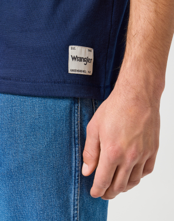 Wrangler Tricou Relaxed Navy Barbati [4]