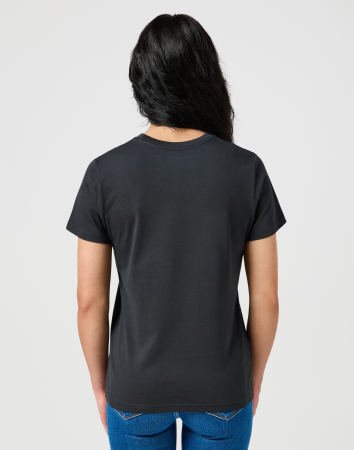 Wrangler Tricou Regular Negru Femei [2]