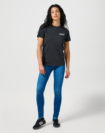 Wrangler Tricou Regular Negru Femei [1]