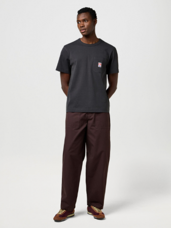 BARBATI - Wrangler Tricou Negru Relaxed Barbati