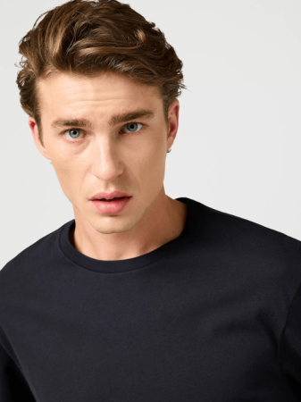 Wrangler Футболка Negru Relaxed [3]