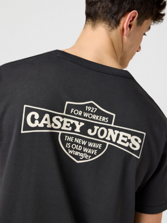 Wrangler Tricou Negru Vintage Barbati [3]