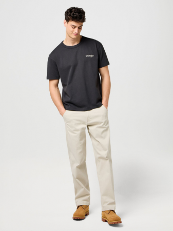 BARBATI - Wrangler Tricou Negru Vintage Barbati