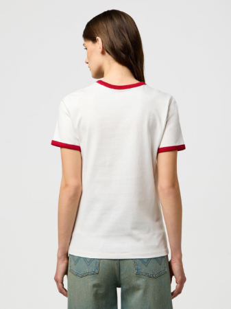 Wrangler Tricou Alb Slim Femei [1]
