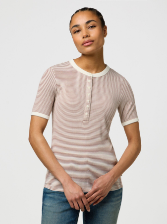 FEMEI - Wrangler Tricou Bej Slim Femei