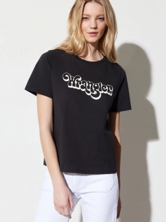 IMBRACAMINTE - Wrangler Tricou Negru Regular Femei