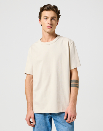 BARBATI - Wrangler Tricou Bej Relaxed Barbati