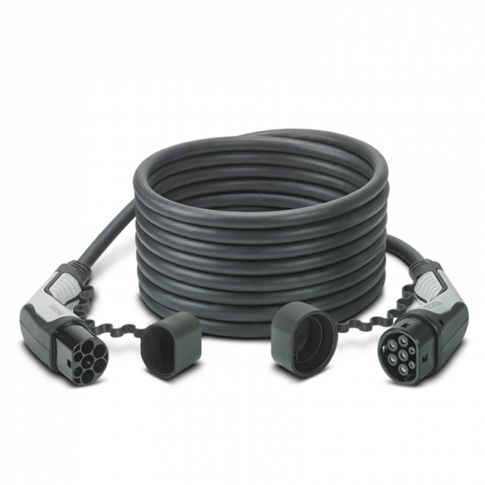 Cablu de încărcare Phoenix Contact, Tip 2 - Tip 2, lungime cablu 10m, 7,4kW (1 fază 32A) + Geantă, made in Germany [1]