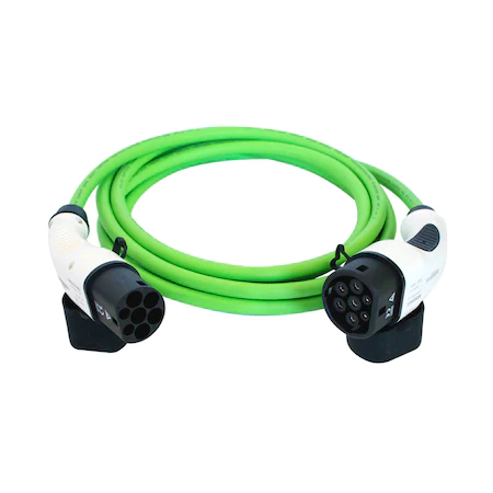 Cablu Incarcare masini electrice , Type 2, 32A, 7.4kW, verde, Polyfazer Z series [6]
