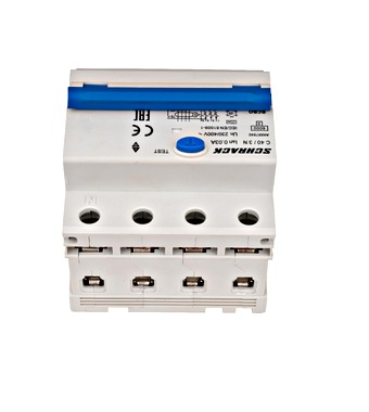 Intreruptor Schrack RCBO AK667840 automat+dif. 3+N, AMPARO 6kA, C 40A, 30mA,tip A, statie de incarcare fixa [6]