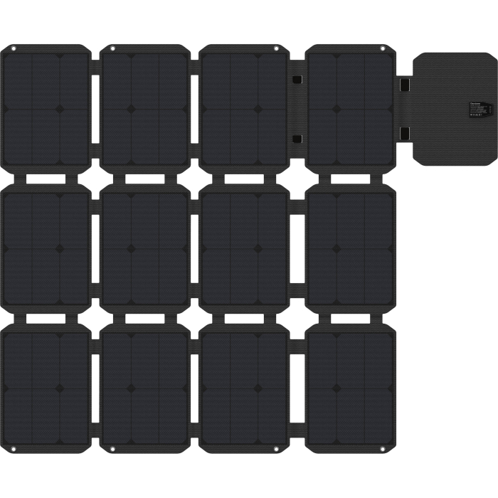 Panou Solar Portabil Gendome 200W, Eficiență până la 23%, Design pliabil ultra-ușor, Rezistent la apă IP68, Compatibil cu stații de energie, Ideal pentru camping, RV și utilizare off-grid [2]