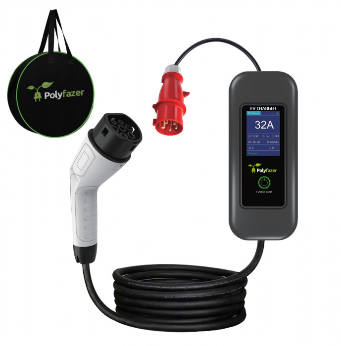 Statie portabila Polyfazer, type 2, 22KW, 32A, lungime cablu 5m, putere ajustabila, Geanta transport cadou [1]