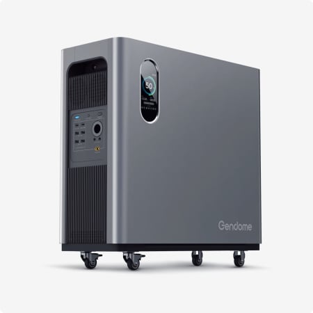 Stocare energie - Gendome Home 3000 – Stație Portabilă 3000W cu Baterie LiFePO4 EV-Grade, Încărcare 0–80% în 50 Min, UPS <12ms, Intrare Solară 1500W, Wi-Fi & Bluetooth, Control prin Aplicație, 17 Porturi, Surge 6000W