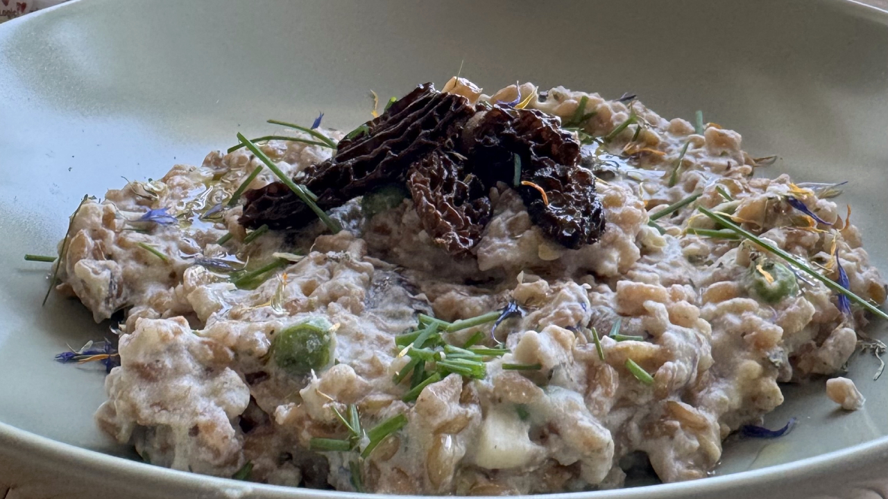 Risotto românesc cu Zbârciogi (Morels) - rețetă de la Raluca Nicolae (Naturawl)