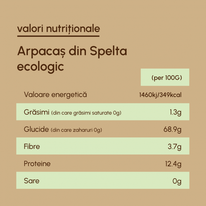Arpacaș din Spelta Ecologic - 750g [3]