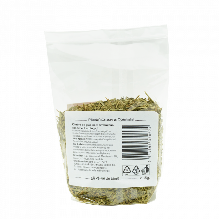 Condiment Cimbru de Grădină ECOLOGIC - 15g [2]
