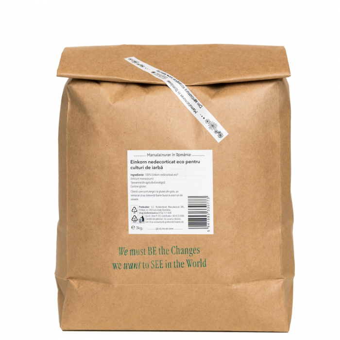Einkorn Nedecorticat ECO pentru Culturi de Iarbă - 3kg [2]