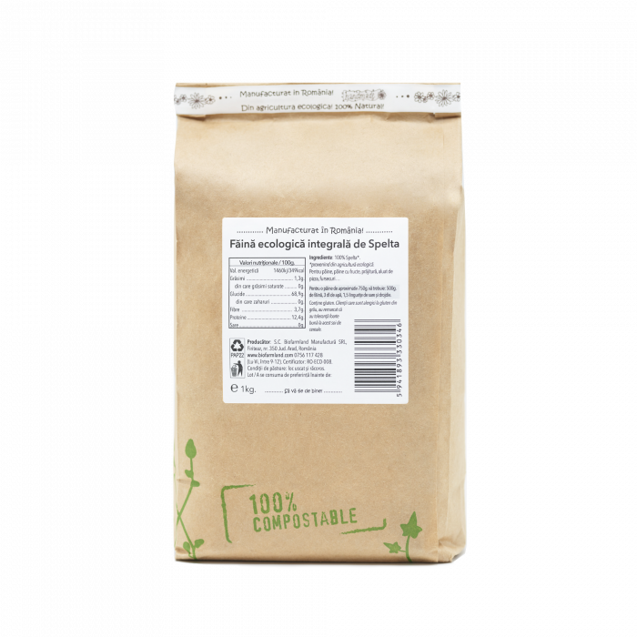Făină Ecologică Integrală de Spelta - 1 kg [2]