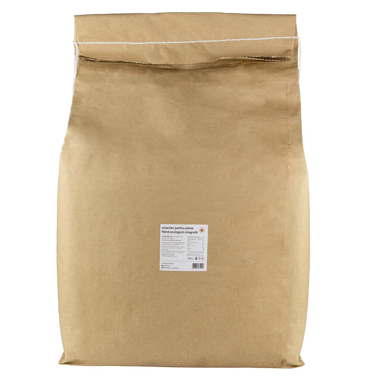 Făină Integrală „Amestec pentru Pâine” BIO - 20kg [2]