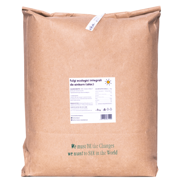 Fulgi integrali de einkorn (alac), grâu antic pur | 5kg [2]