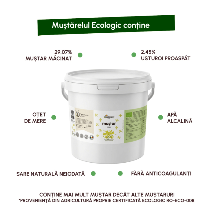 Muștar Clasic ecologic - 2,5 kg [2]