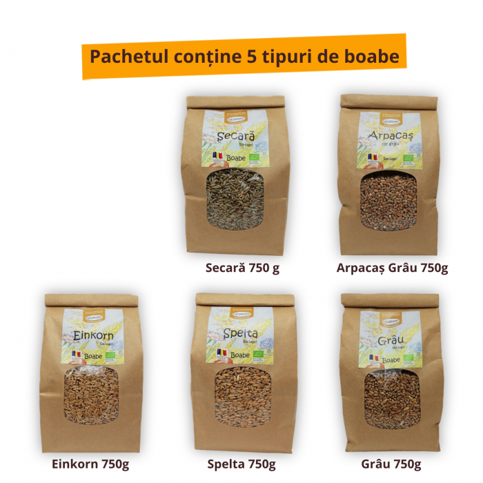 Sortiment 5 Tipuri de cereale Boabe II - 3,75 kg [2]