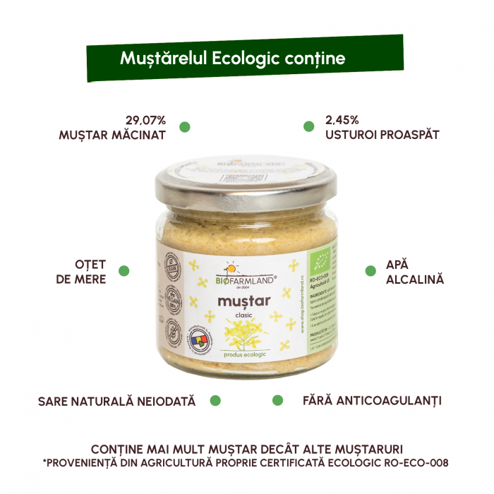 Sortiment 6 borcane muștar ecologic - 1,17 kg [4]