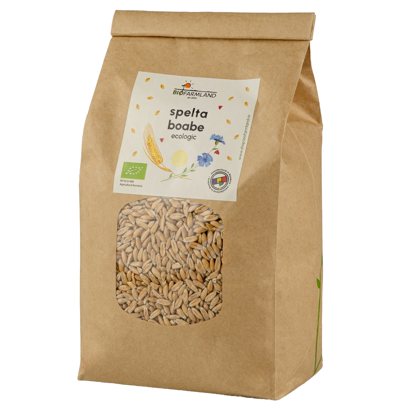 Cereale bio - Boabe Cereale Spelta Ecologice - 750g
