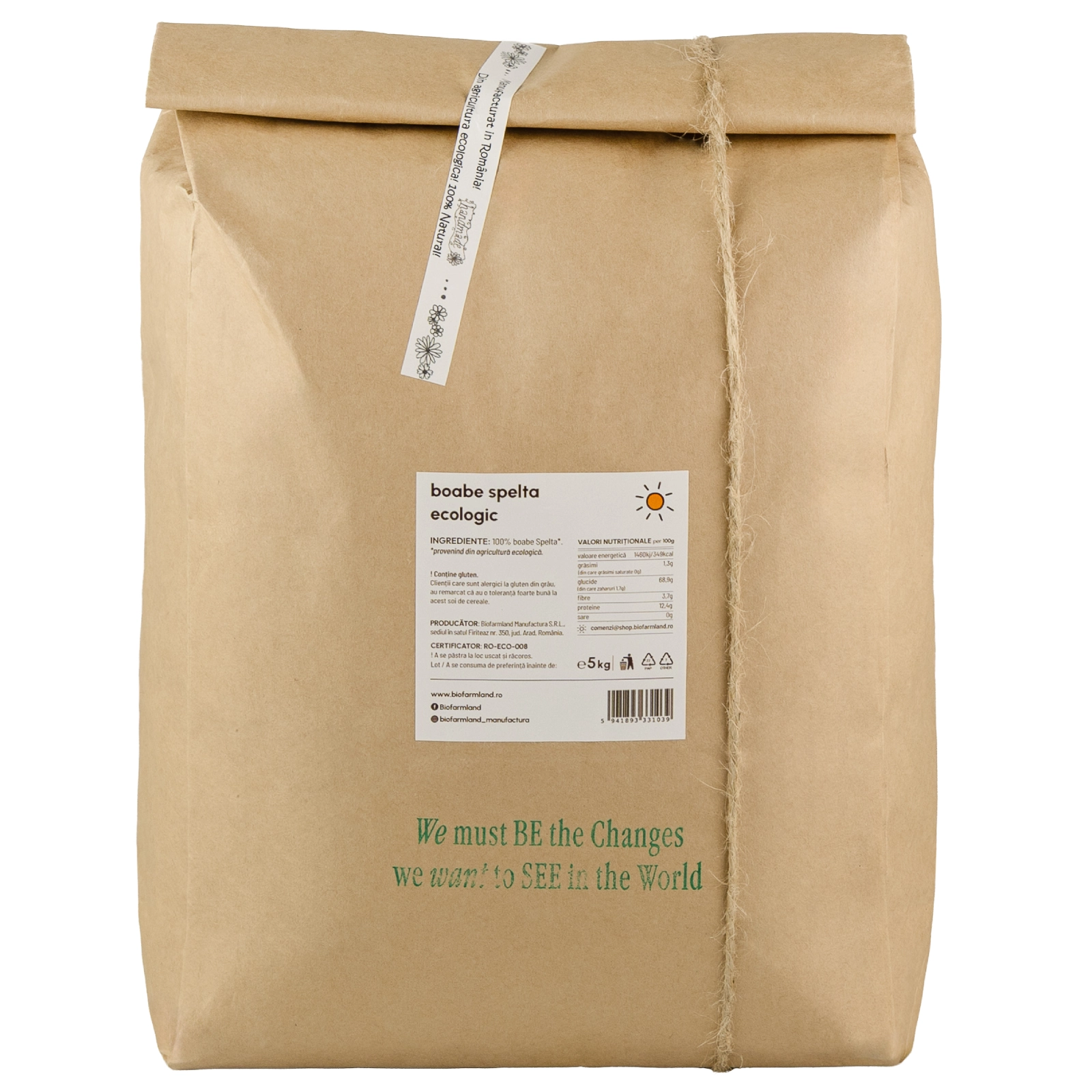 Boabe Cereale Spelta Ecologice - 5kg [1]