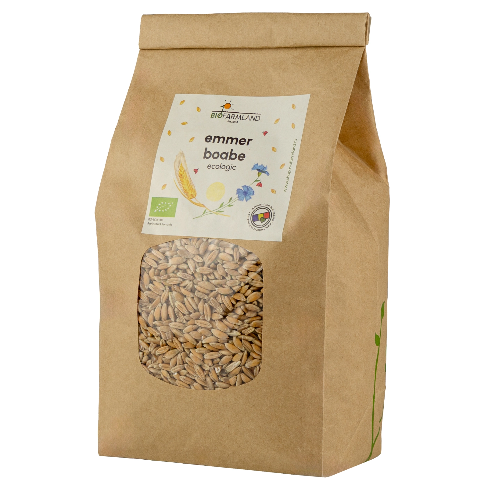 Cereale bio - Boabe de Emmer întregi ecologice | 1kg