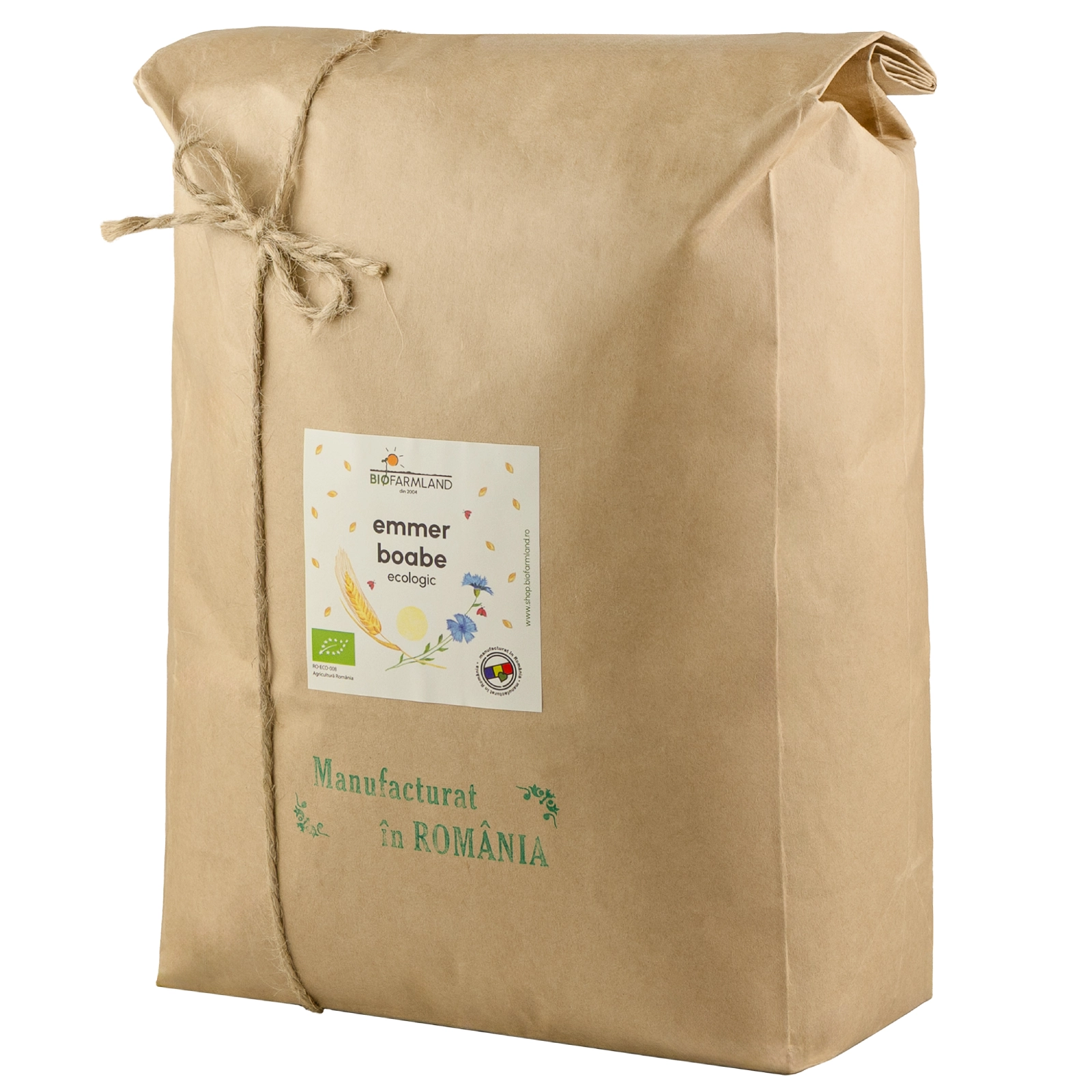 Cereale bio - Boabe de Emmer întregi ecologice | 5kg