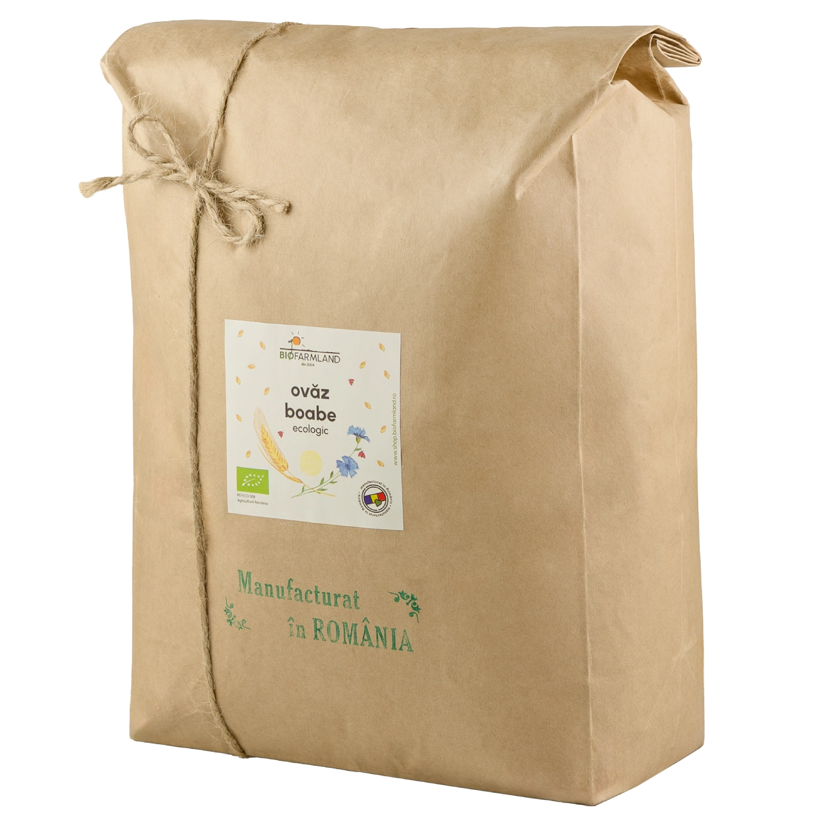 Cereale Ovăz boabe întregi - Ovăz boabe de întregi ecologice - 5kg